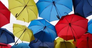 Umbrellas, Burien Chevrolet, Burien, WA