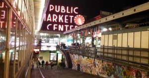 Pike Place Market at Nighttime, Burien, WA, Burien Chevrolet