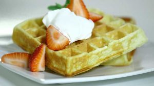 Waffle on a Plate