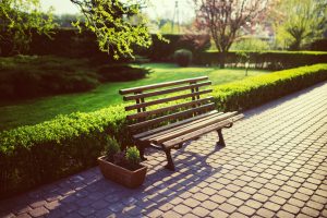 City Park Bench 