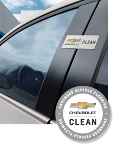 chevy cares to sanitize my car