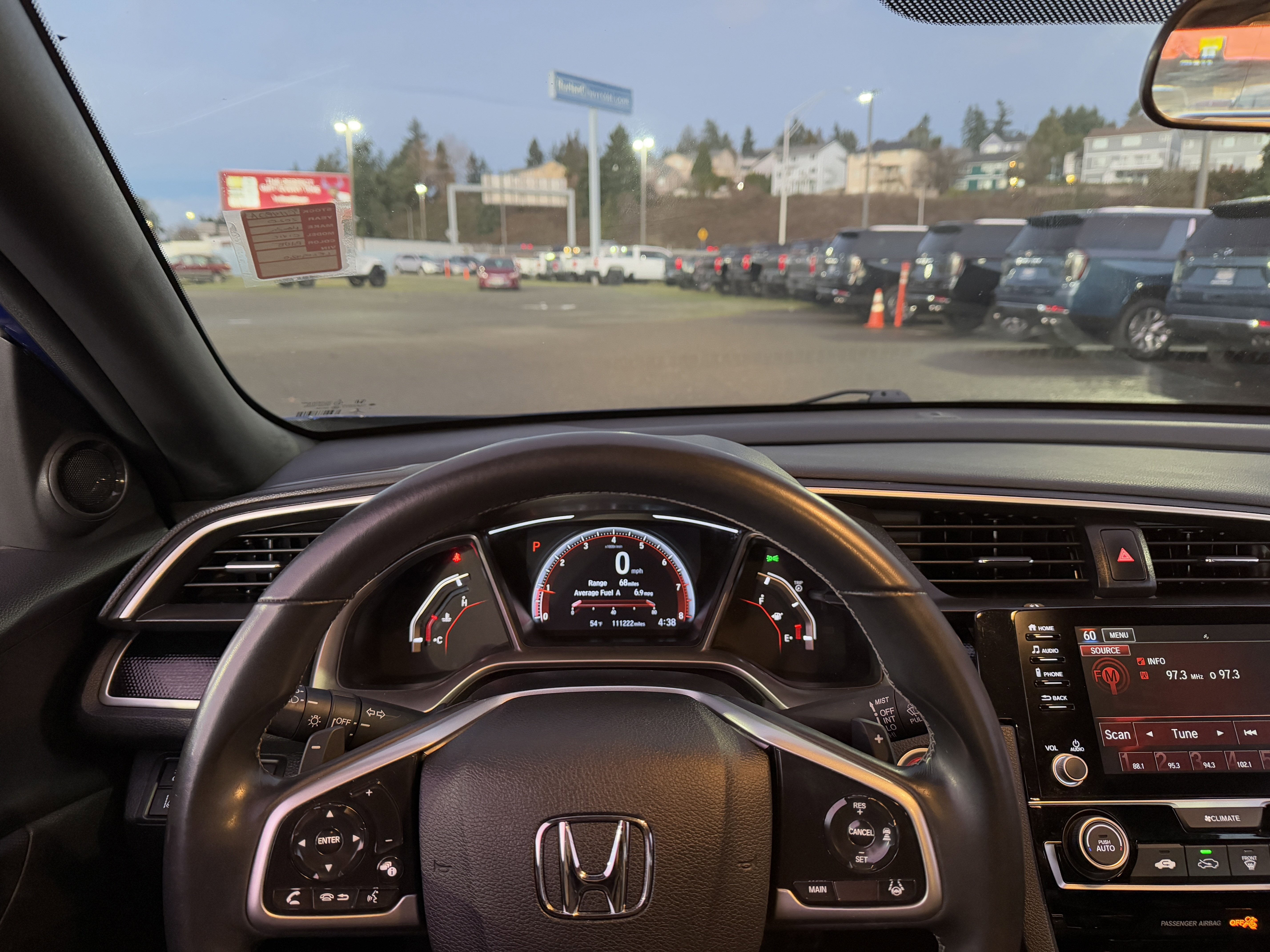 2020 Honda Civic Sedan Sport