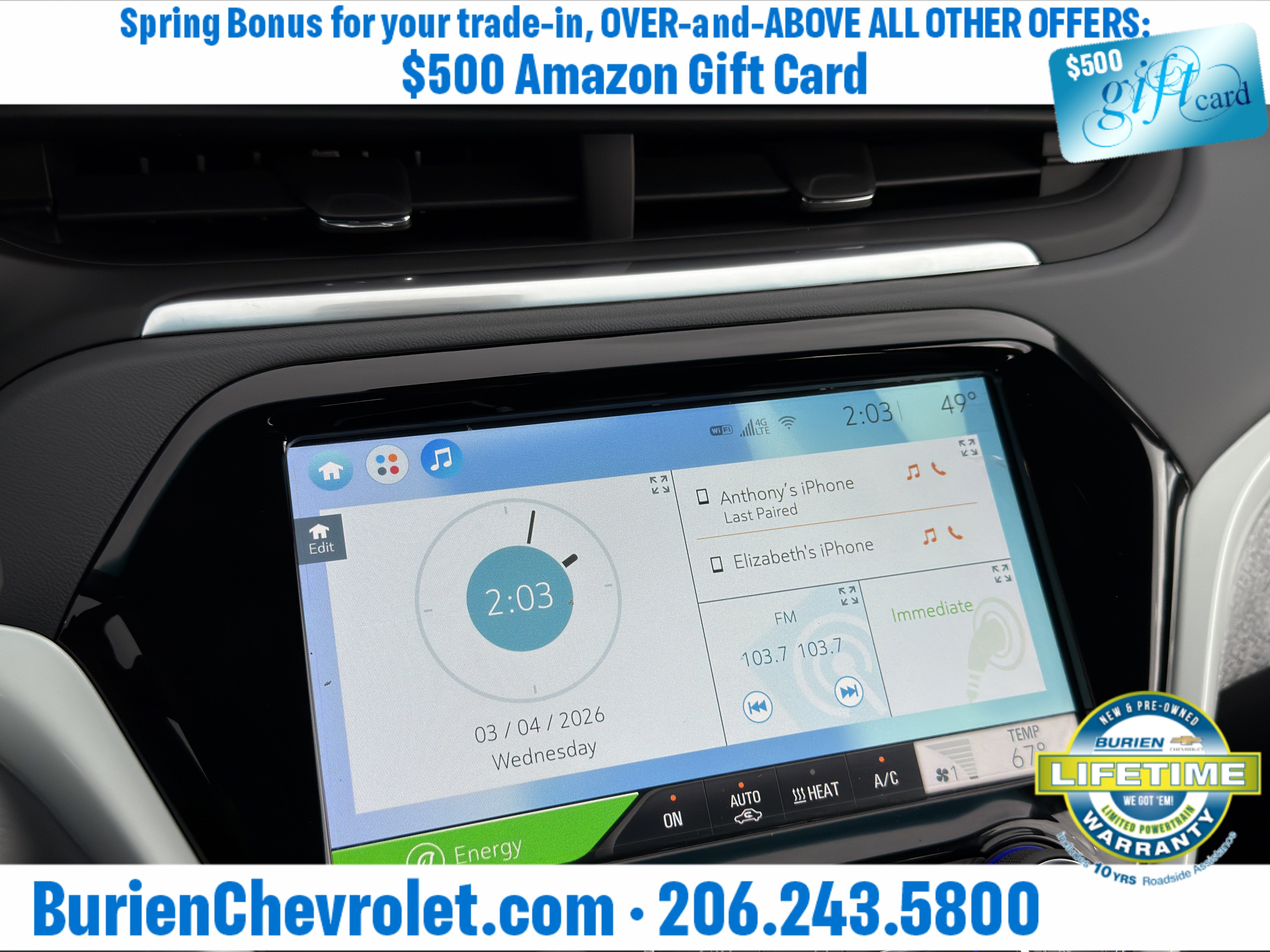 2021 Chevrolet Bolt EV LT