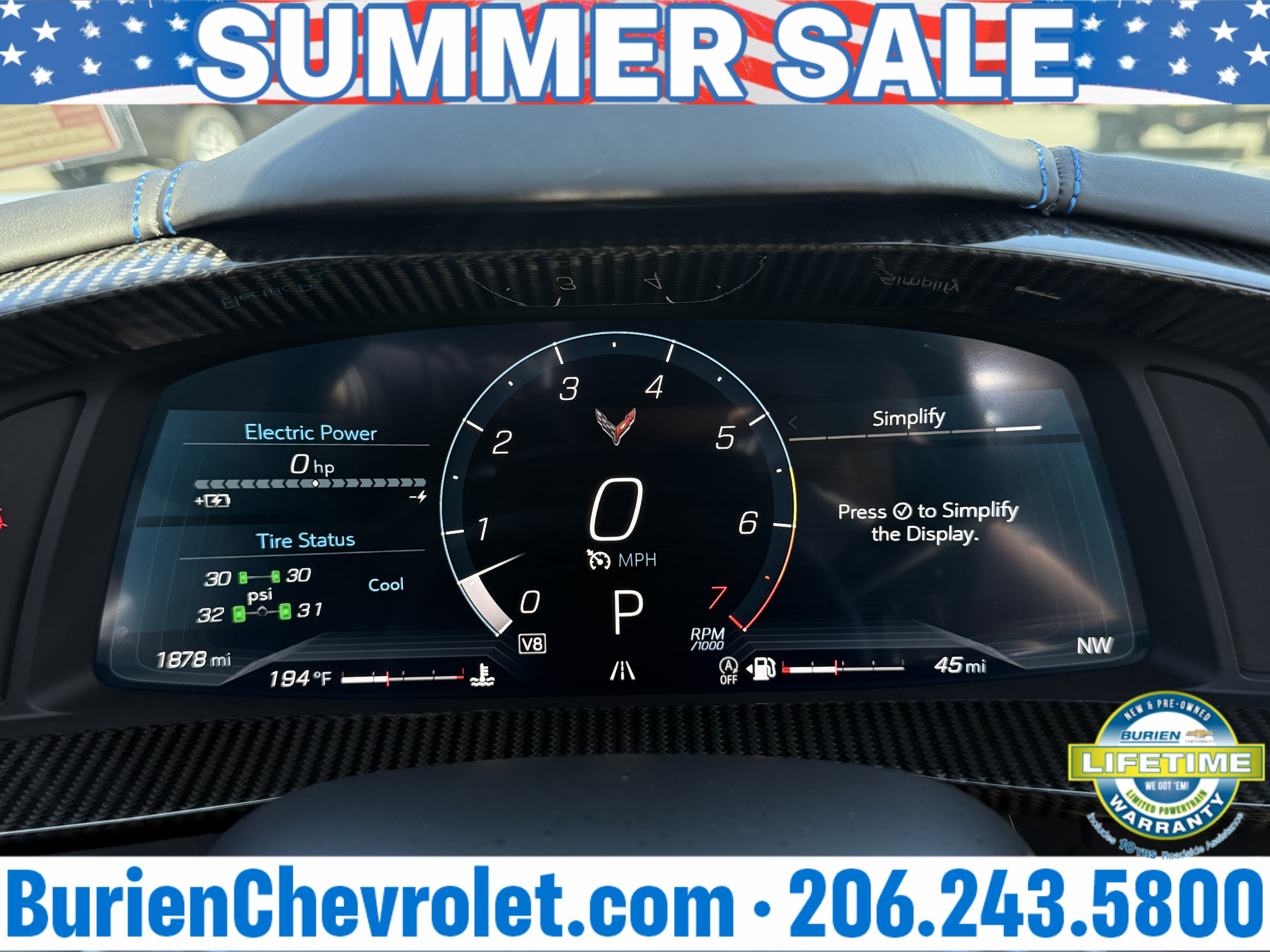 2025 Chevrolet Corvette E-Ray 3LZ