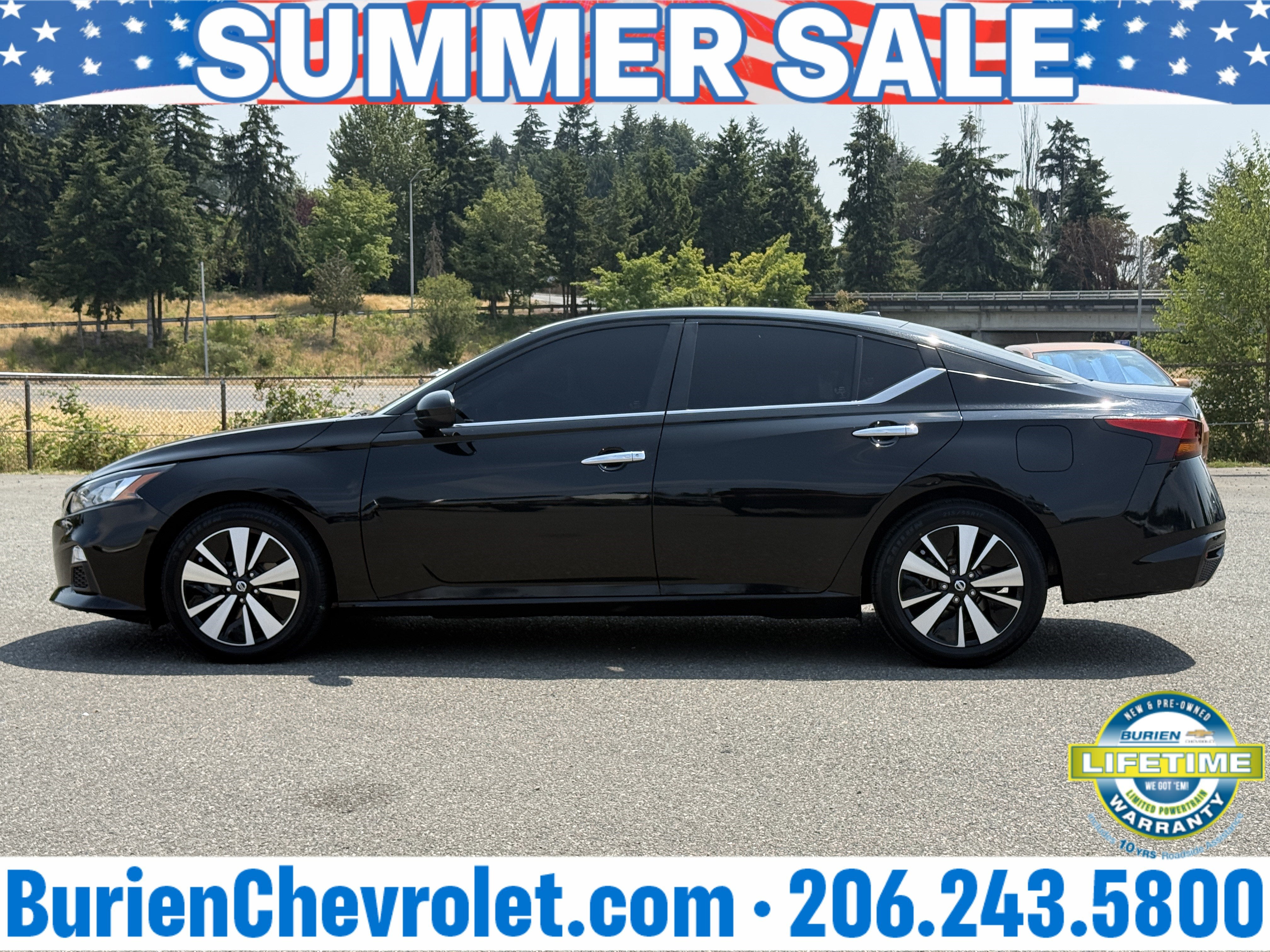 Used 2022 Nissan Altima SV with VIN 1N4BL4DV3NN316649 for sale in Burien, WA