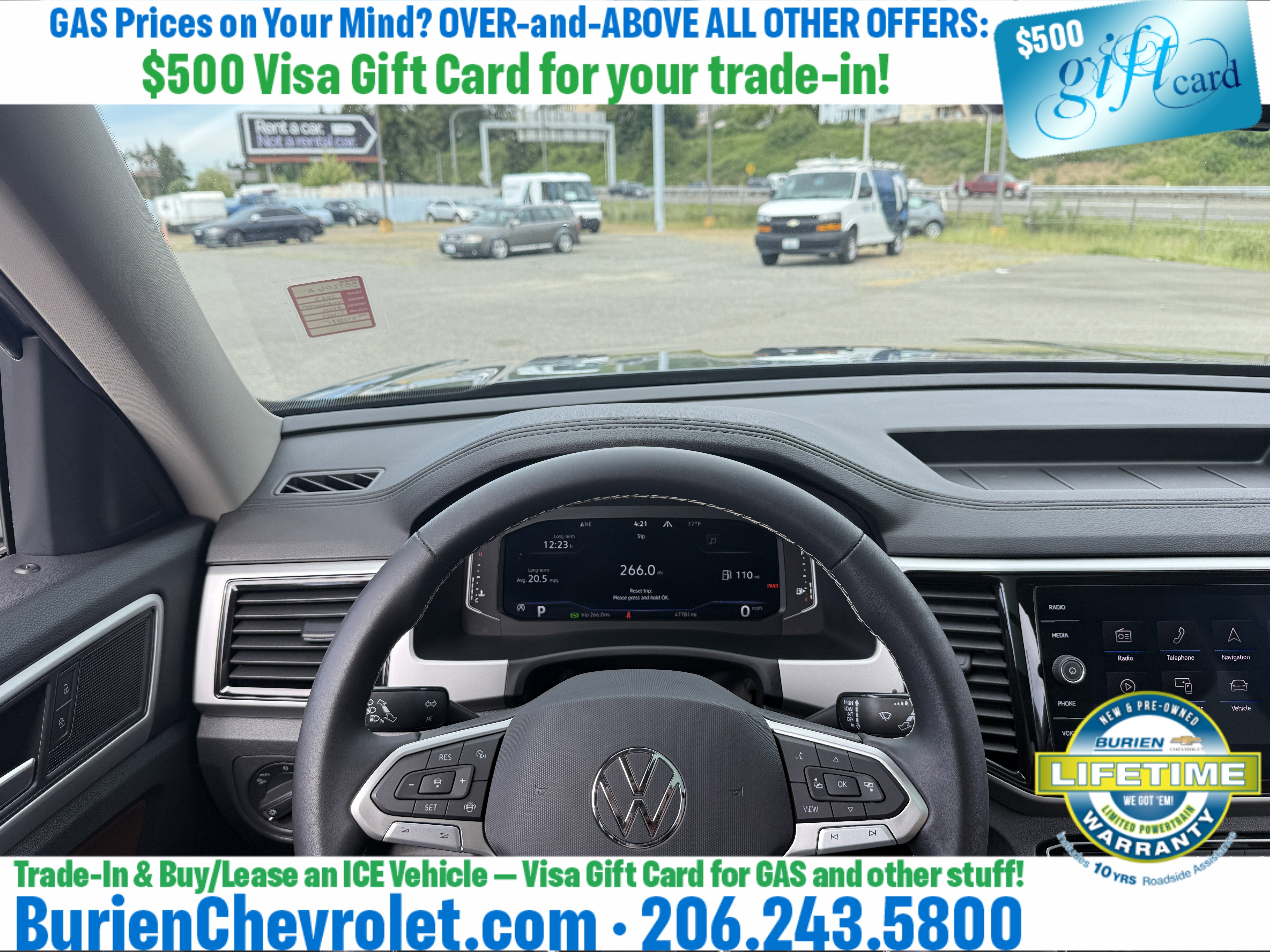 2023 Volkswagen Atlas 3.6L V6 SE w/Technology