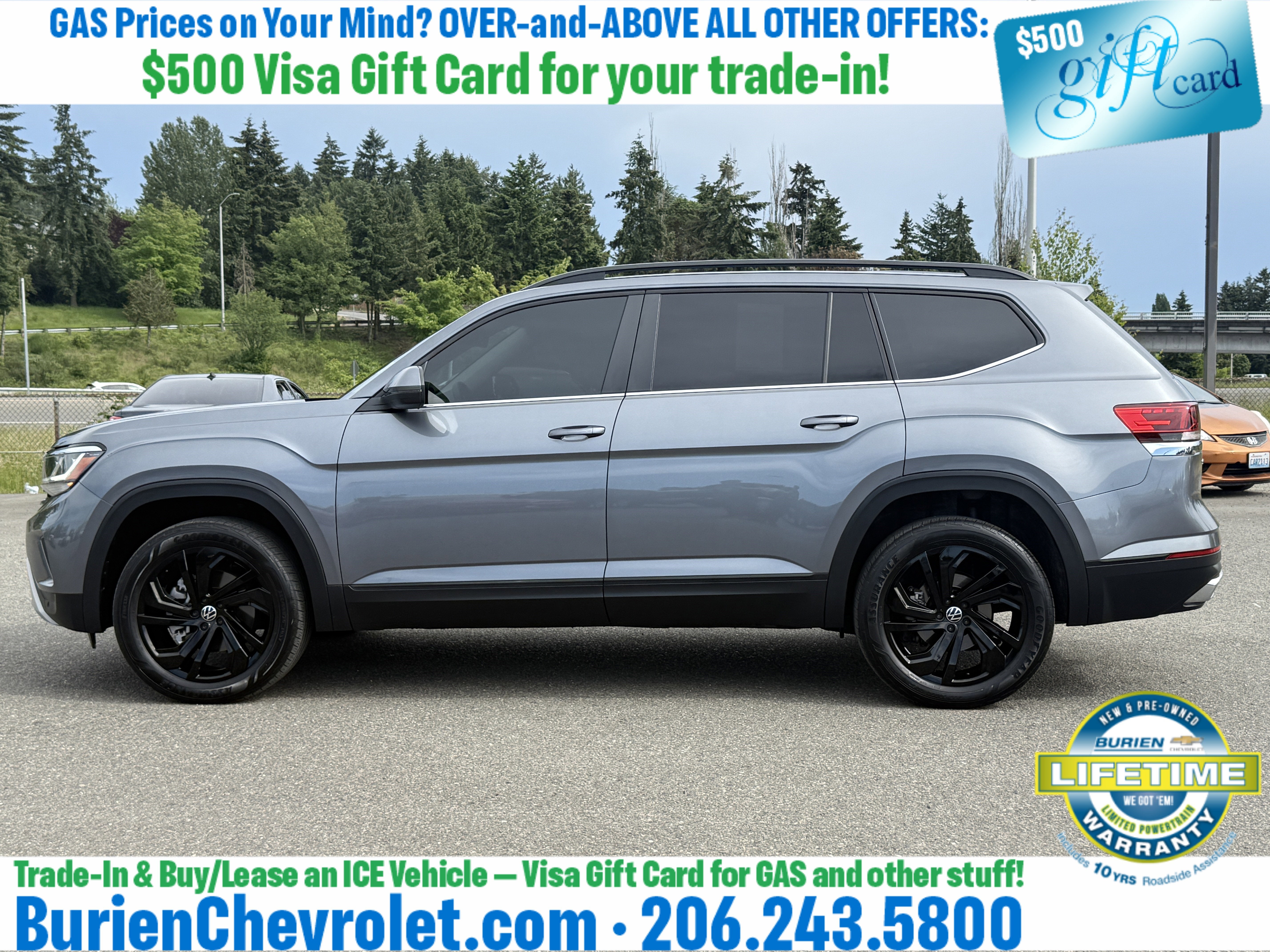 2023 Volkswagen Atlas 3.6L V6 SE w/Technology