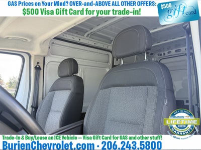 2019 RAM ProMaster 2500 Cargo Van High Roof 136" WB