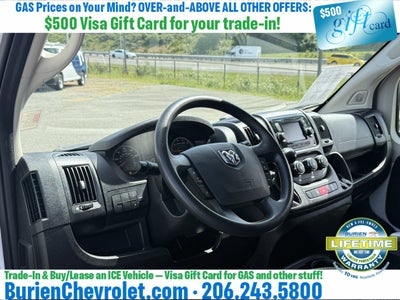 2019 RAM ProMaster 2500 Cargo Van High Roof 136" WB
