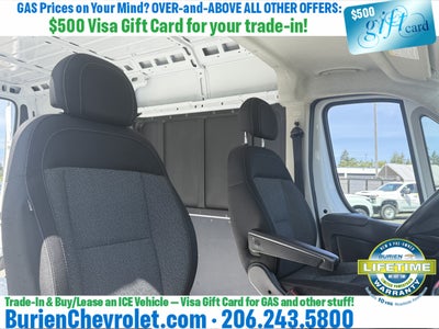 2019 RAM ProMaster 2500 Cargo Van High Roof 136" WB