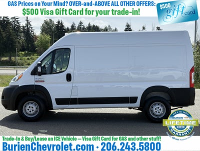 2019 RAM ProMaster 2500 Cargo Van High Roof 136" WB