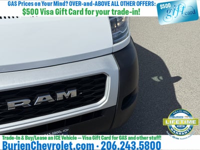 2019 RAM ProMaster 2500 Cargo Van High Roof 136" WB