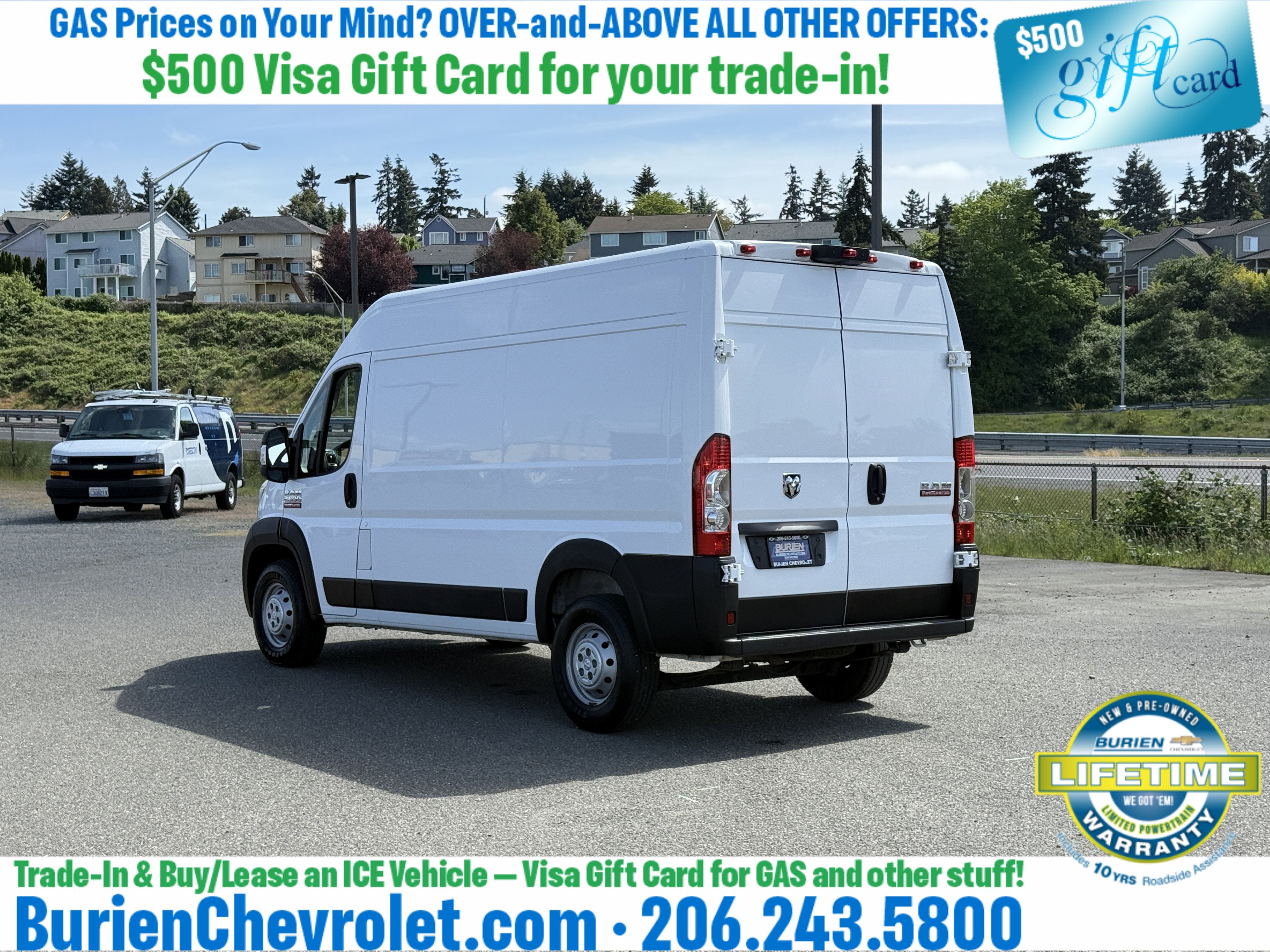 2019 RAM ProMaster 2500 Cargo Van High Roof 136" WB
