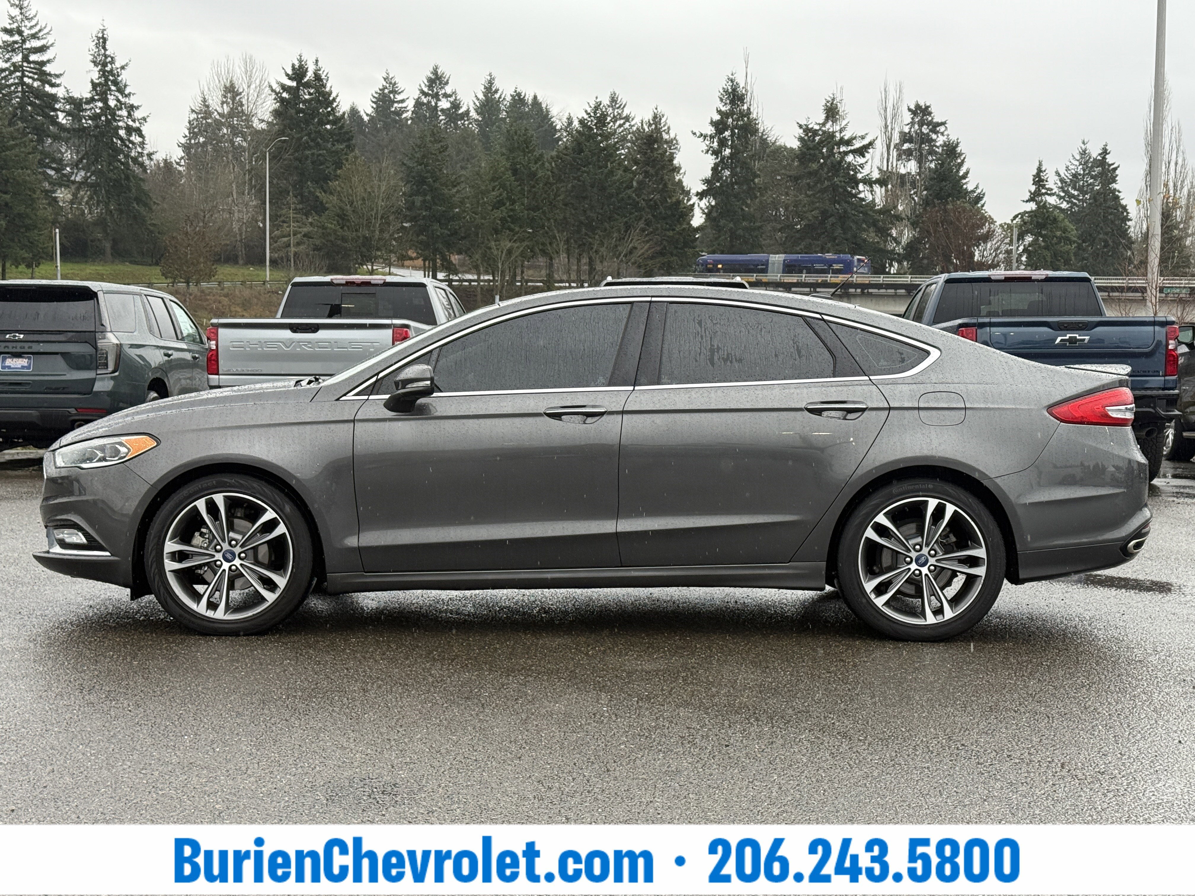 Used 2018 Ford Fusion Titanium with VIN 3FA6P0D93JR236678 for sale in Burien, WA