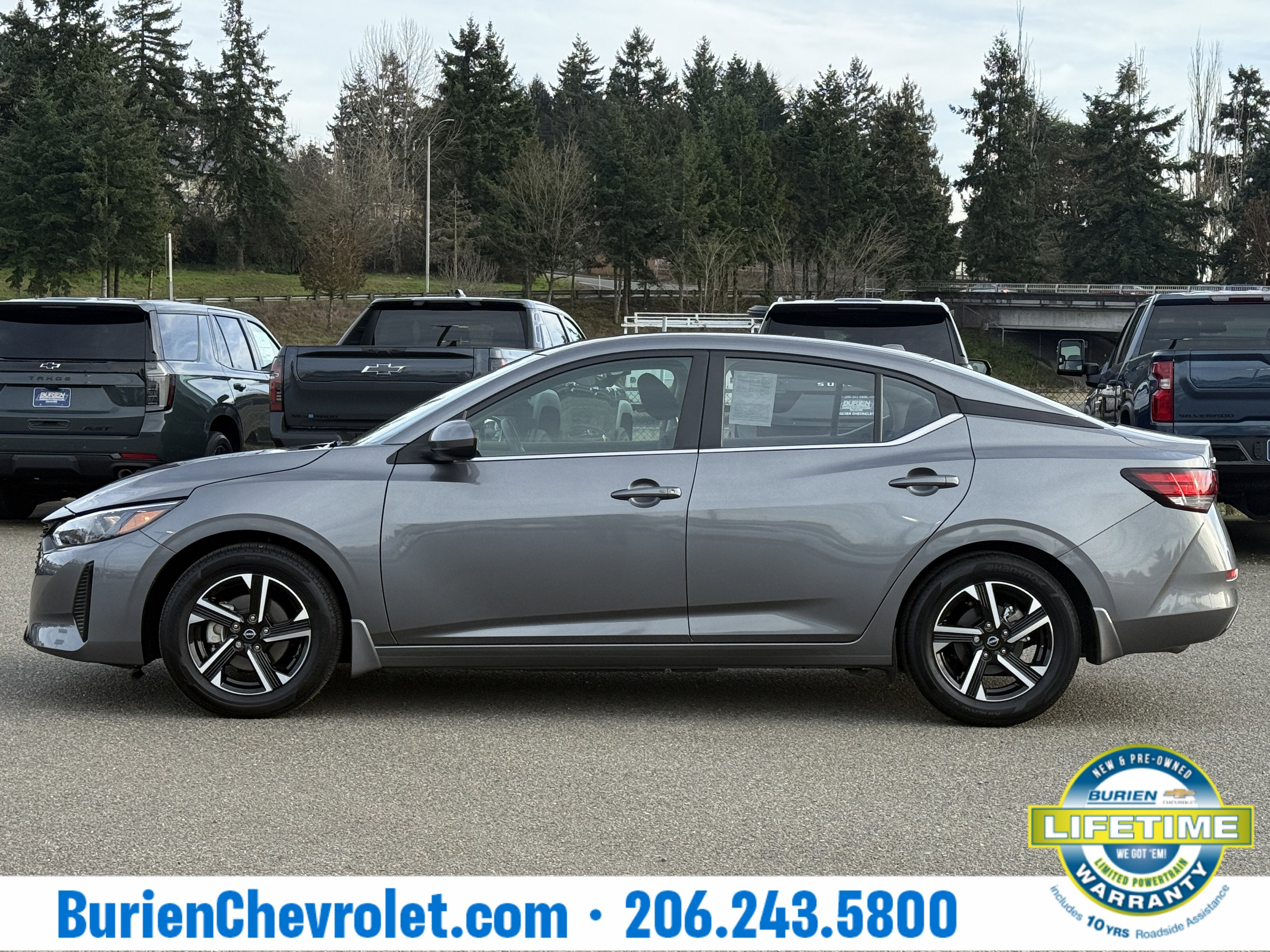 Used 2024 Nissan Sentra SV with VIN 3N1AB8CV0RY327167 for sale in Burien, WA