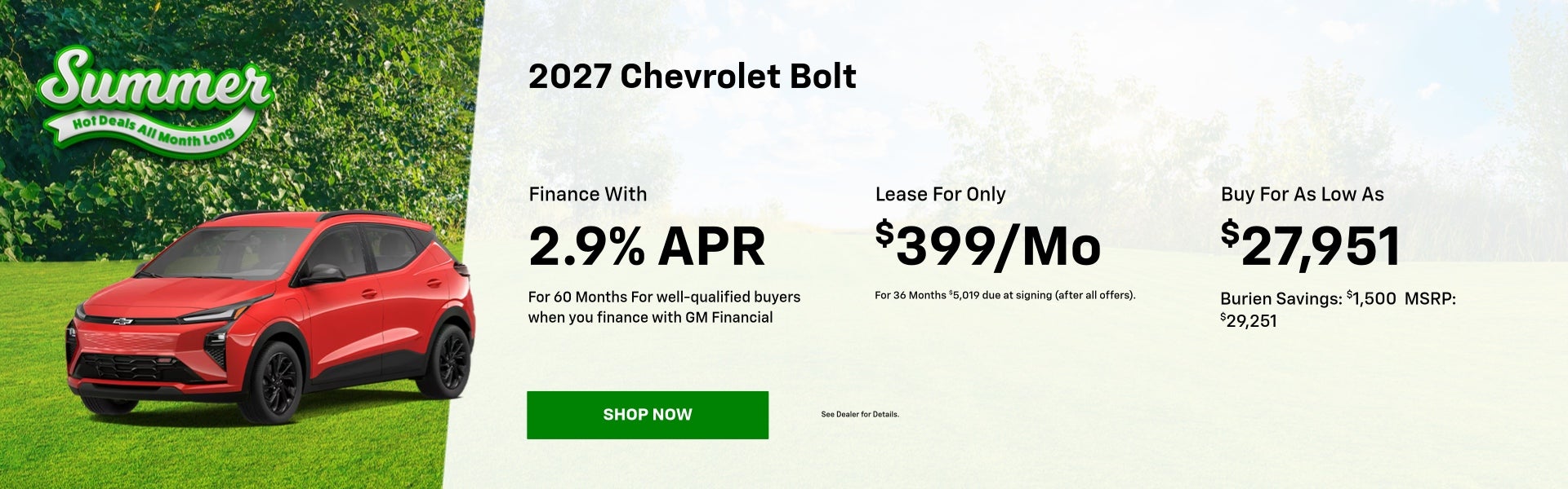 2027 Chevrolet Bolt