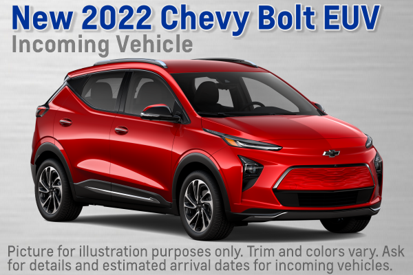 New 2022 Chevy Bolt EUV Electric