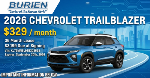 2026 Chevrolet Trailblazer Seattle